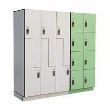 Woodgrain Hpl Compact Laminate Locker Storage Cabinet for Changing Room