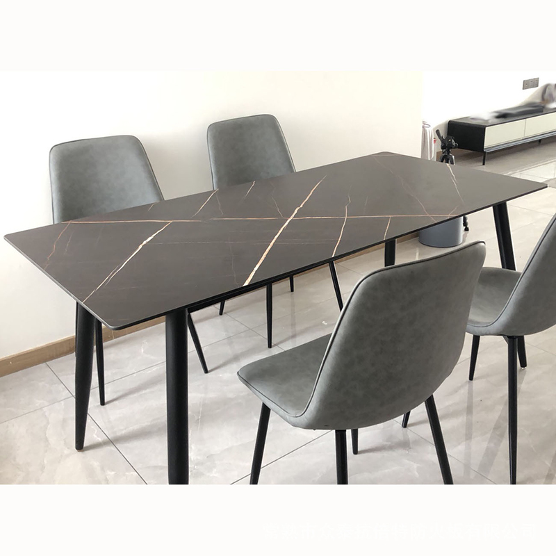 Stone Marble Hpl Laminated Sheets Restaurant Table Top
