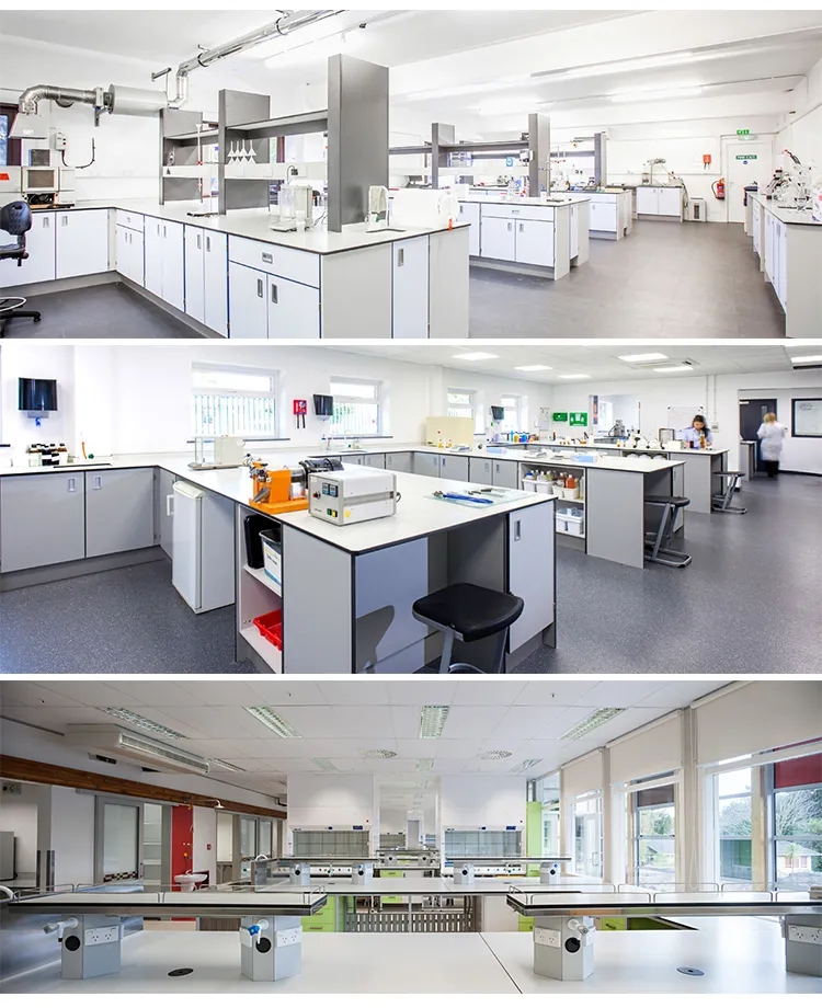 Chemical Resistant Phenolic Compact Laminate Countertop HPL Laboratory ...