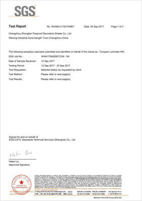 Changzhou Zhongtian Decorative Sheets Co