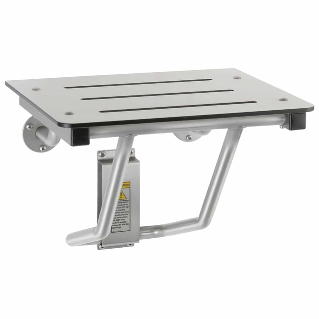 Asiento de ducha plegable de montaje en pared para personas mayores con discapacidad