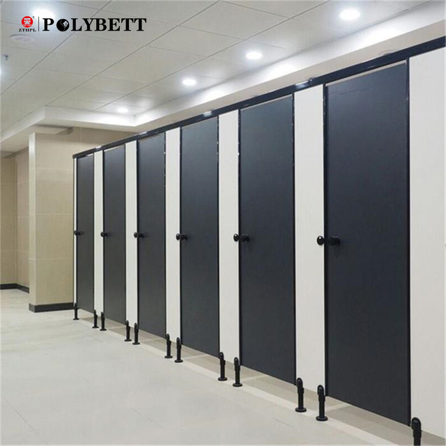 Pannello laminato fenolico decorativo HPL ad alta pressione per porta divisoria della toilette 